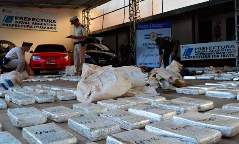 Detuvieron con 500 kilos de marihuana al hermano del viceintendente de Itatí