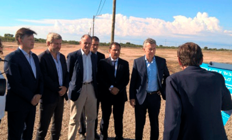 Macri llegó a San Luis y fue recibido por el intendente de la capital puntana