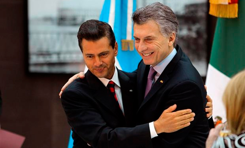 Efecto Trump: Macri se solidarizó con México y llamó a Peña