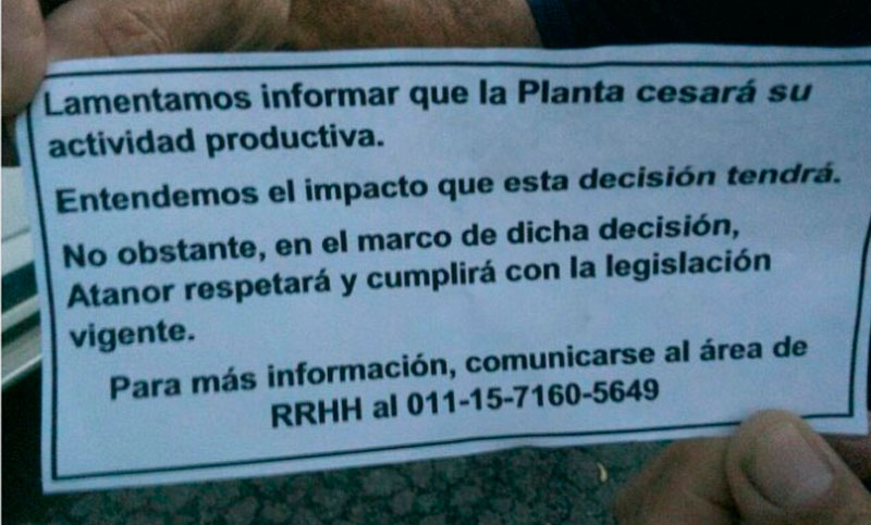 Doscientos despidos tras el cierre de dos plantas de Atanor