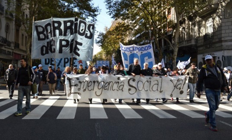 Finalmente las organizaciones sociales no van a marchar a Plaza de Mayo