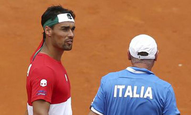 El italiano Fognini trató de ignorantes a los hinchas argentinos