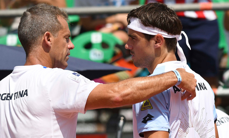 Copa Davis: Argentina perdió los primeros dos puntos de la serie ante Italia