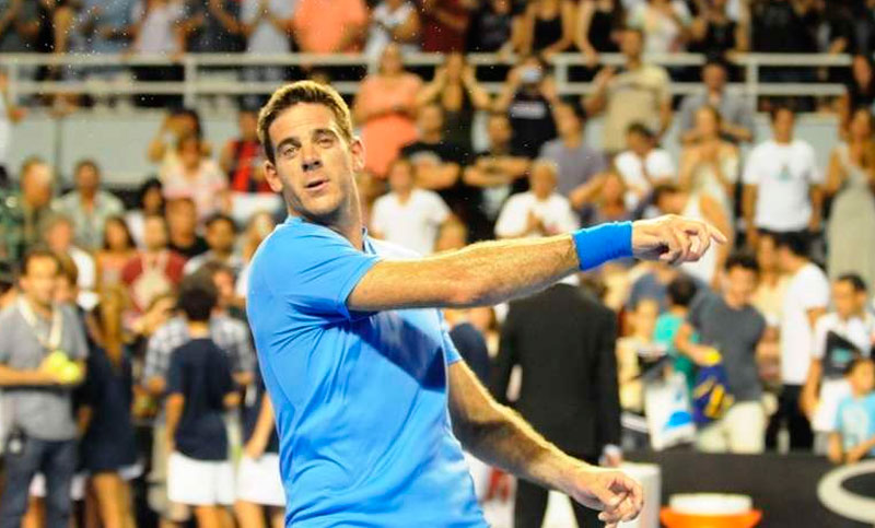 Del Potro busca los cuartos de final en Delray Beach