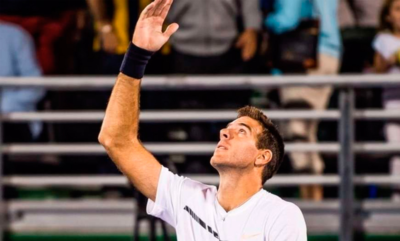 Delpo sufrió pero accedió a los cuartos del Delray Beach