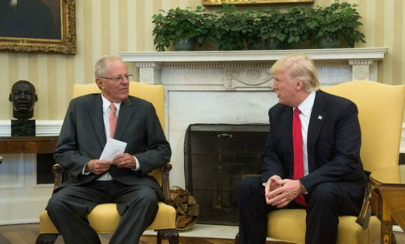 Trump y Kuczynski refuerzan lazos bilaterales y comentan crisis en Venezuela