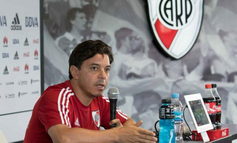 Gallardo dijo que en el fútbol argentino hay una confusión general