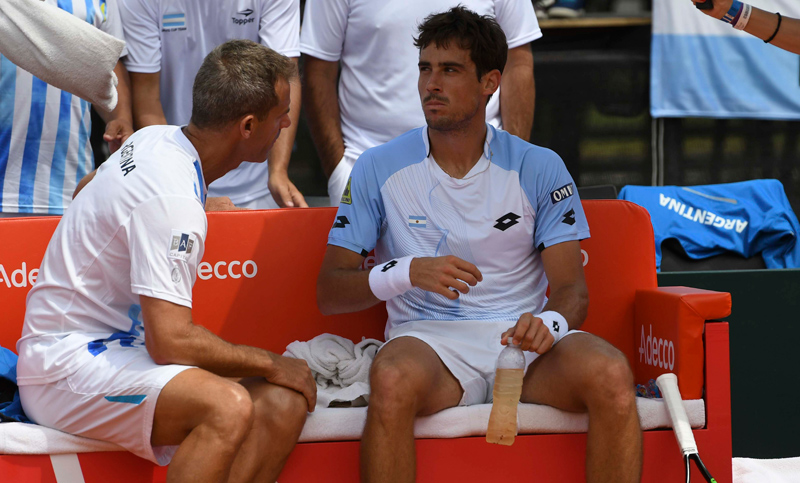 Pella perdió con Fognini y Argentina se quedó a un paso de la hazaña