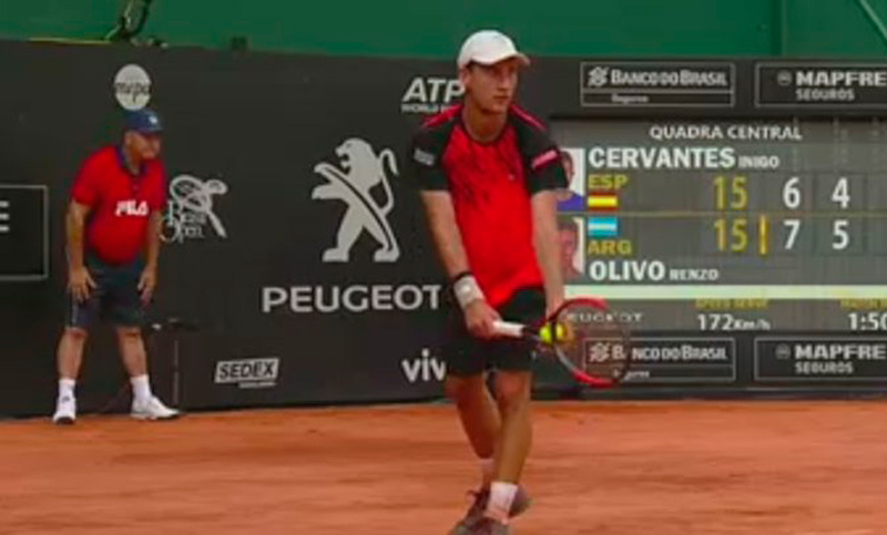 Renzo Olivo comenzó con el pie derecho en el ATP de San Pablo