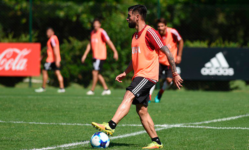 River: Rojas ya hizo fútbol y podría ser titular en el próximo amistoso