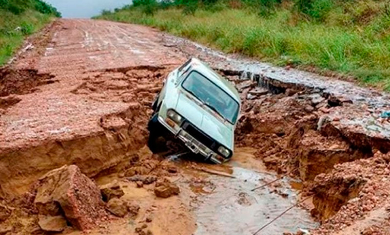 Un fuerte temporal afectó a la provincia de Entre Ríos