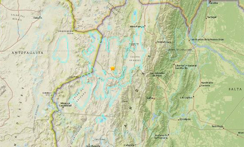 Susto en el noroeste argentino: terremoto de 6,3 grados sacudió a Jujuy