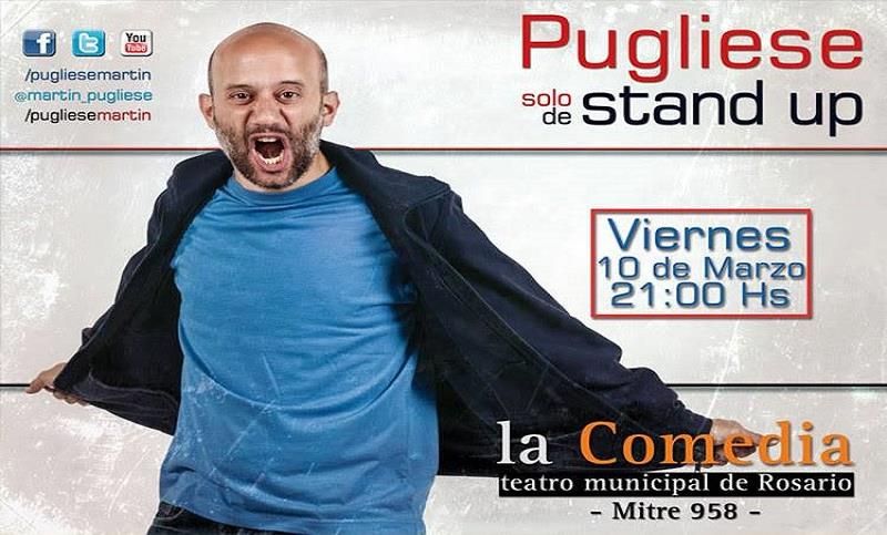 Pugliese: «Rosario es una ciudad que está abierta al stand up»