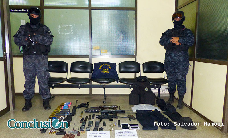 La División Judiciales URII de la Policía de Santa Fe realizó diversos allanamientos