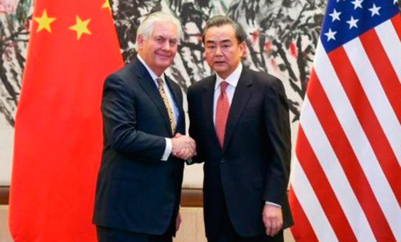 Tensión con Corea del Norte alcanza «nivel peligroso», EE.UU. trabajará con China