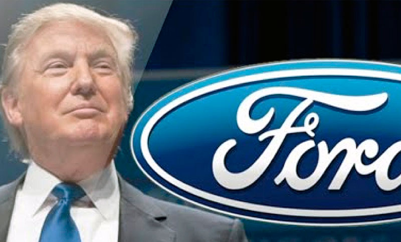 Ford anunció que invierte u$s 1.200 millones y Donald Trump festejó