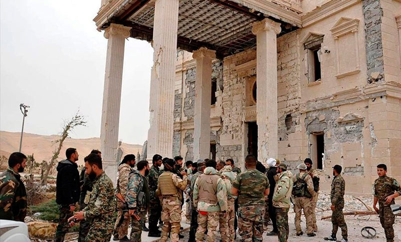El ejército sirio retomó parte de la histórica ciudad de Palmira, en manos del Estado Islámico