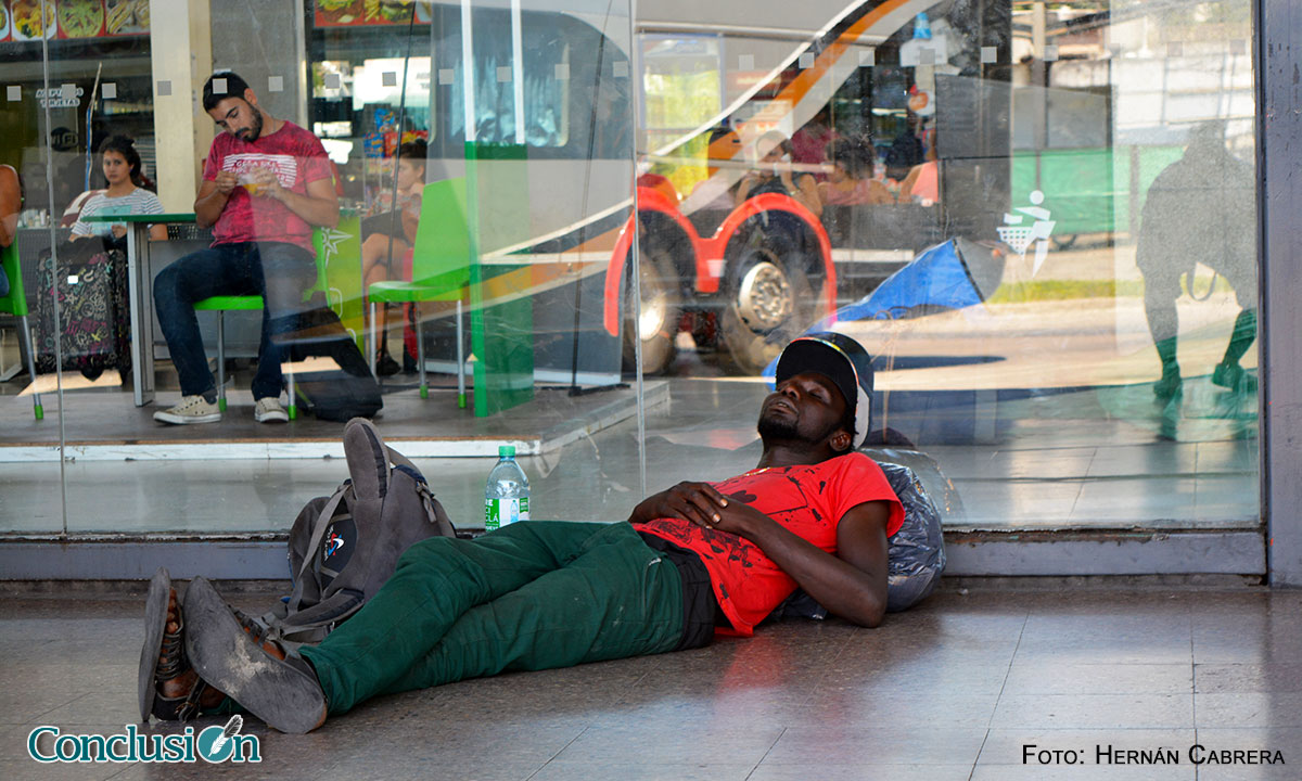 Descansando entre micro y micro…