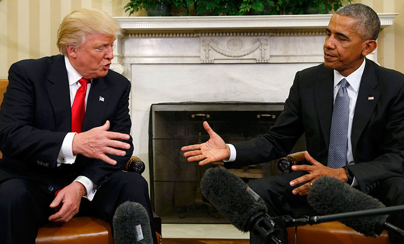 El gobierno de EE.UU. presentó un informe sobre el supuesto espionaje de Obama a Trump