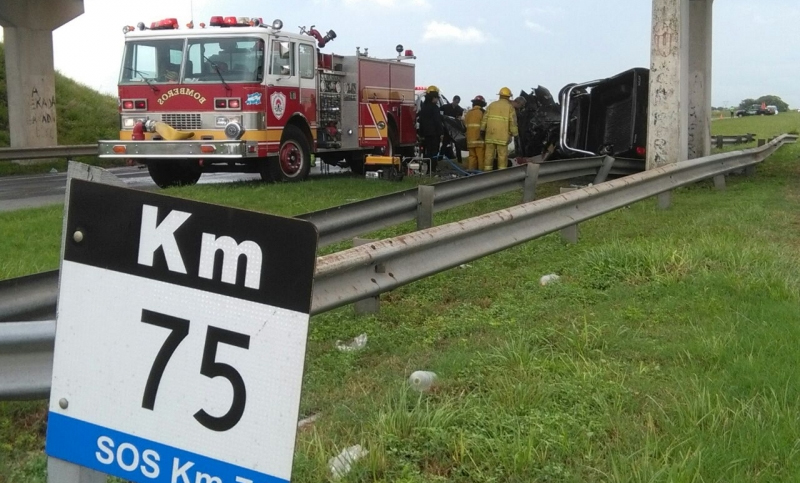 Un muerto en un accidente en la autopista Rosario – Santa Fe a la altura de Barrancas