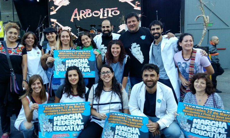 Arbolito: “Tenemos que estar juntos para poder cambiar la realidad que no nos gusta”