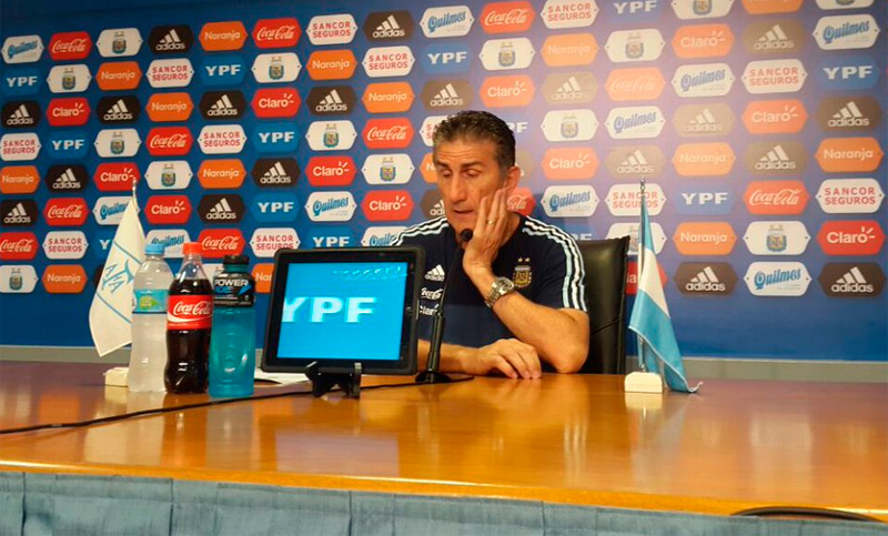Bauza confirmó el equipo y dijo: “Argentina juega a ganar”