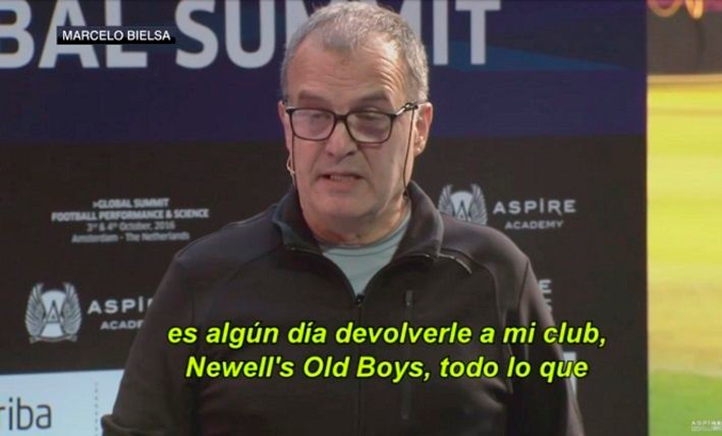 Bielsa tiene la ilusión de volver a Newell’s con un plan de inferiores
