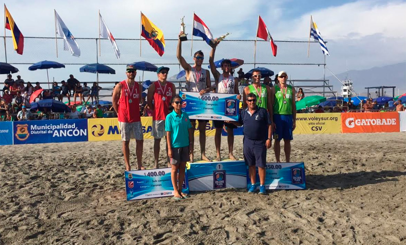 Beach vóley: Nicolás Capogrosso se consagró en Perú