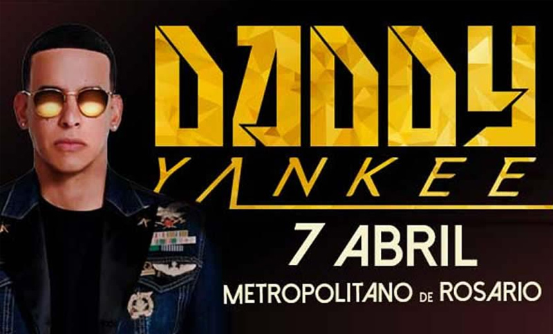 Daddy Yankee llegará a Rosario el próximo 7 de abril
