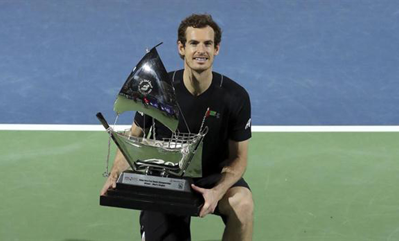 Murray venció a Verdasco y obtuvo el título en el ATP de Dubái