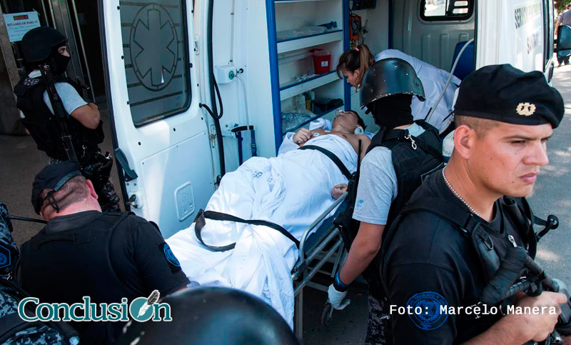 Trasladaron a “Macaco” Muñoz, herido en la balacera en la autopista, al hospital Cullen