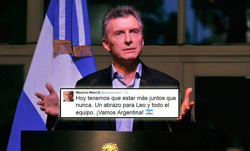 Tras la sanción, Mauricio Macri respaldó a Leo Messi