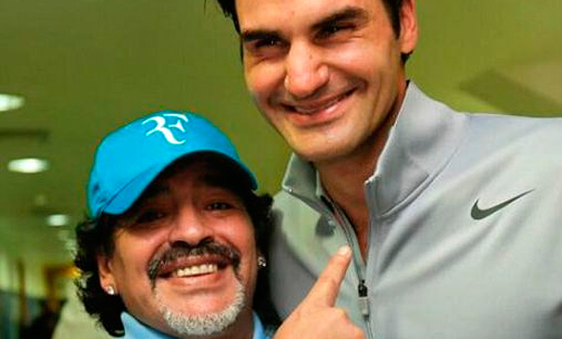 Maradona felicitó a Federer por el título: “El resto no existe”