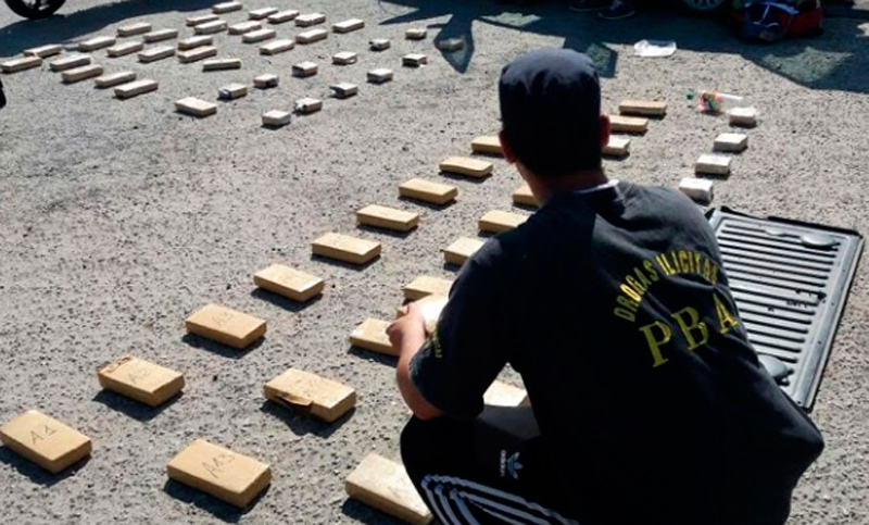 Secuestraron más de 120 kilos de marihuana en Zárate
