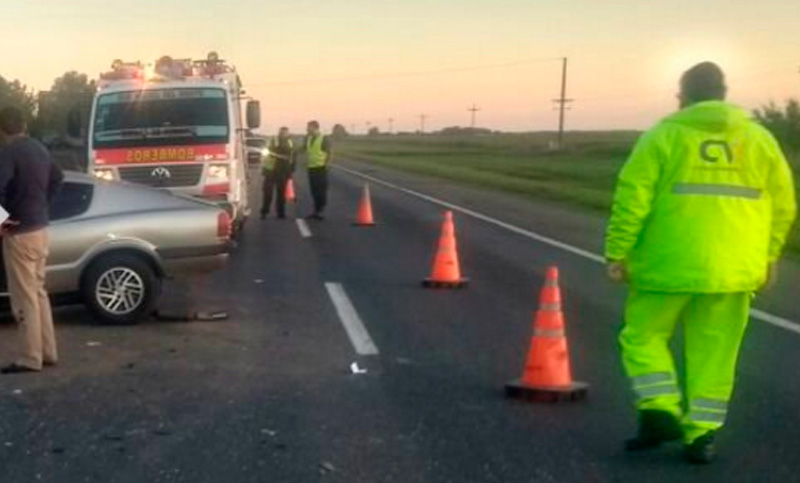 Choque fatal en la ruta 3: uno de los autos volvía del recital del Indio Solari