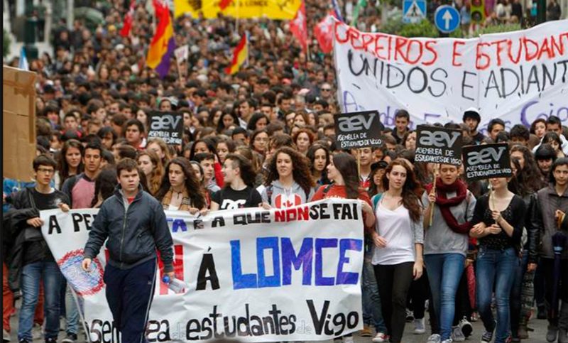 Nuevo paro en la enseñanza pública española contra la política educativa