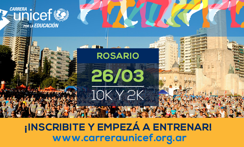 Carrera Unicef por la Educación: Rosario tendrá su cuarta edición