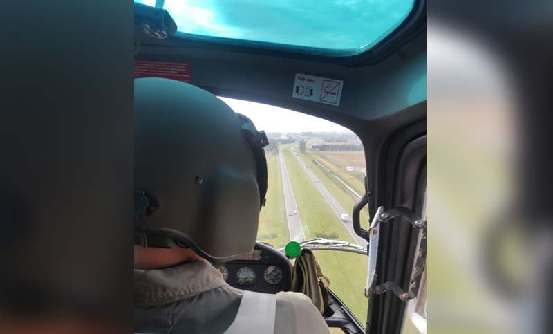 Gendarmería y Policía provincial: patrullajes y controles en la autopista Rosario-Córdoba
