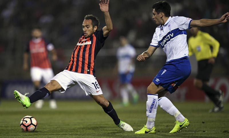 San Lorenzo tuvo un buen rendimiento pero no pudo ganar en Chile