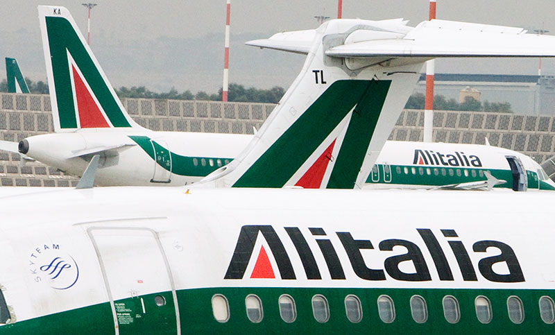 Alitalia se quedó sin comprador y afronta una quiebra casi segura