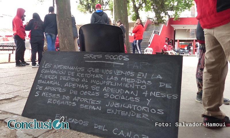 Los empleados de Newell’s, otra vez de paro