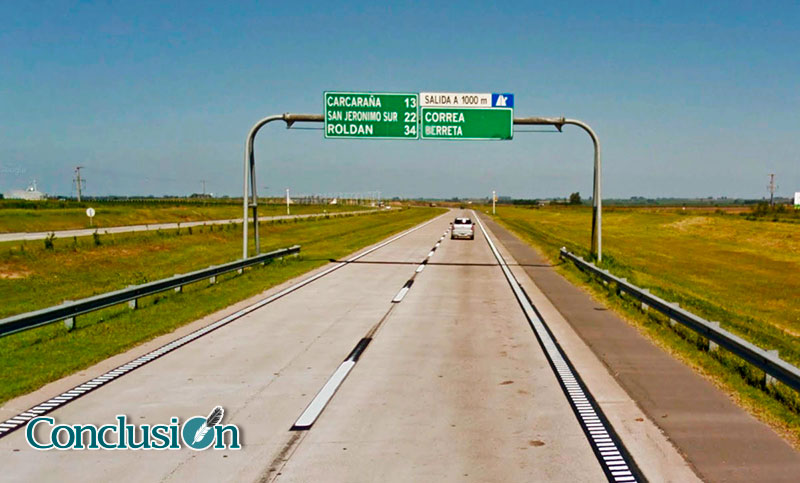 Violento asalto a una familia en la autopista Rosario-Córdoba