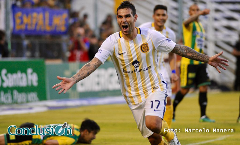Germán Herrera volvió a gritar en el Gigante y encaminó el triunfo canalla