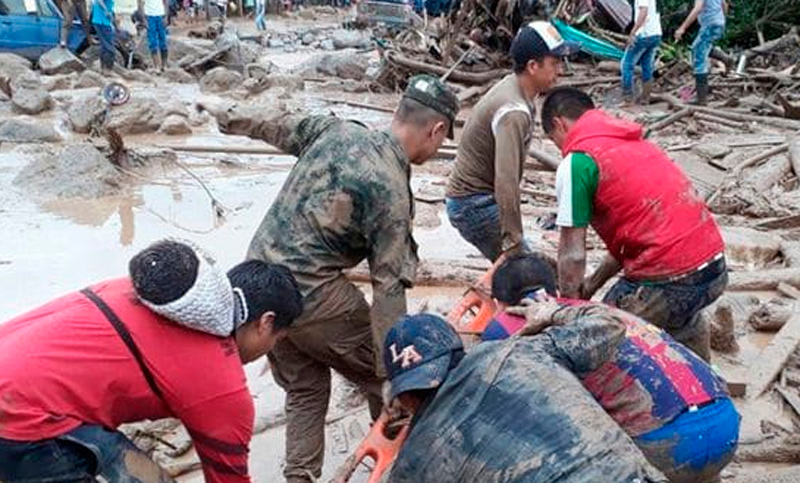Tragedia en Colombia: suben a 234 los muertos por la avalancha