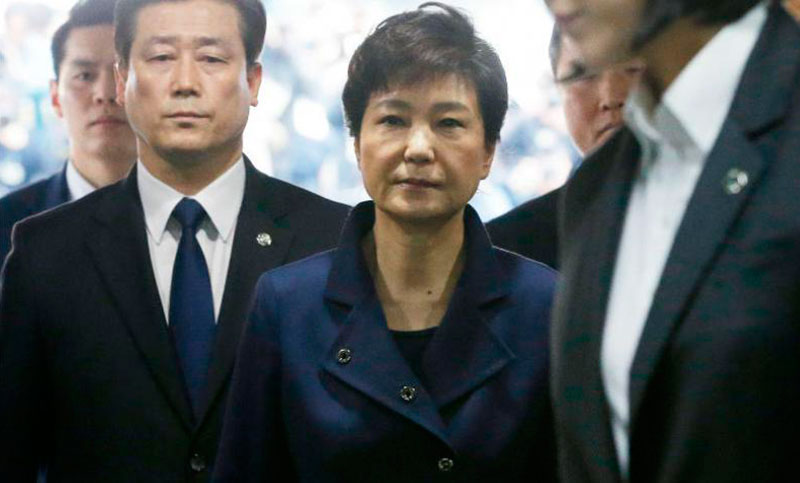 Park pasa de ser la presidenta de Corea del Sur a la prisionera 503