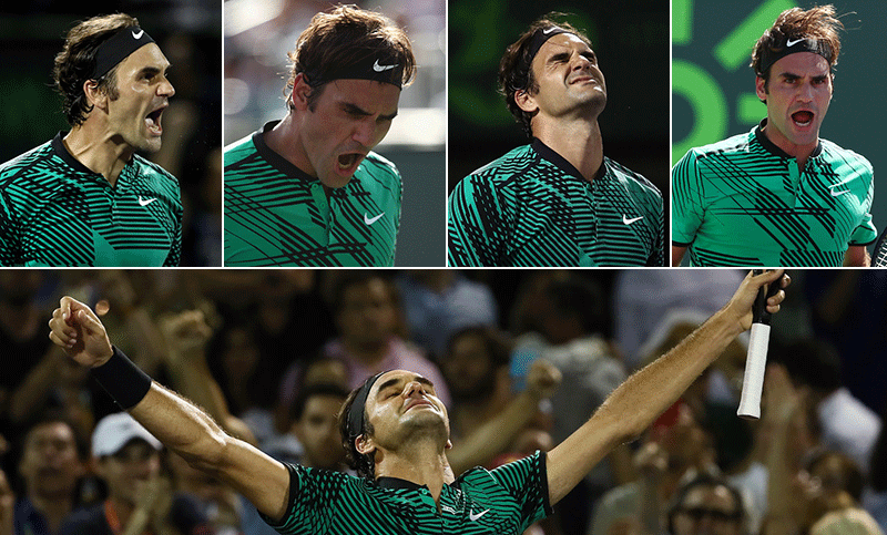 Los gestos de Roger Federer florecen en el final de su carrera