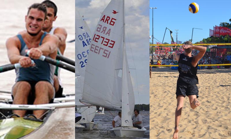 Agenda deportiva: remo, beach vóley y vela a orillas del Paraná