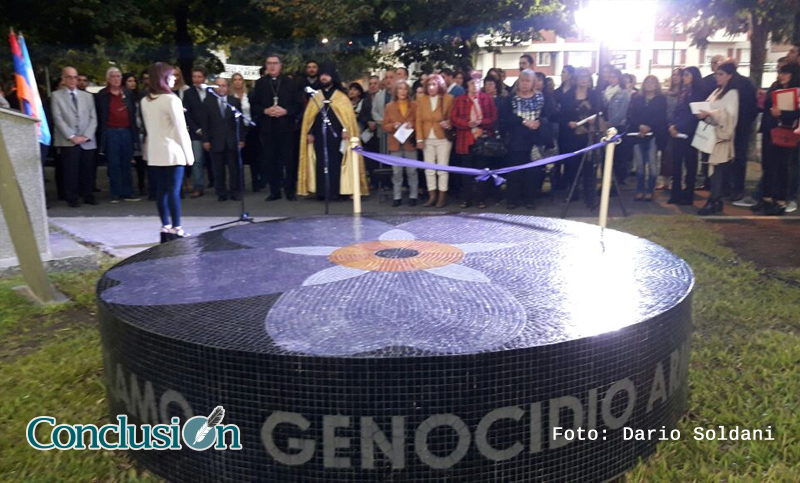 102° Aniversario del Genocidio Armenio: se inauguró un memorial en Rosario