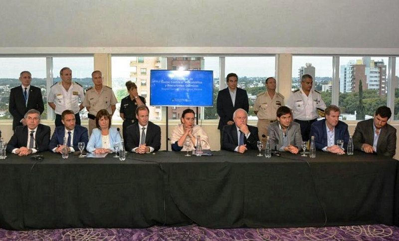 El ministro Pullaro participó en el Congreso de Narcotráfico realizado en Paraná