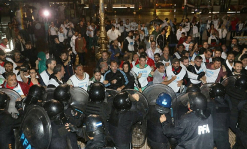 Desde Amsafé repudiaron los incidentes frente al Congreso